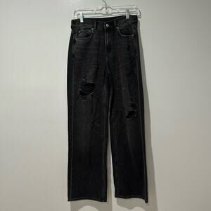 American EagleWomen's  Skater Jeans Wide Leg High Rise